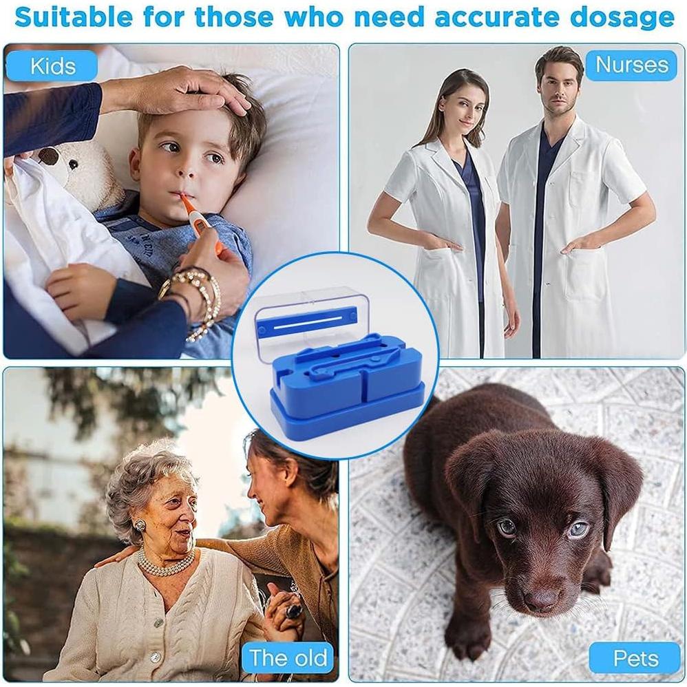 Cortador de Pastillas Abnaok - Divisor Ajustable de Medicamentos