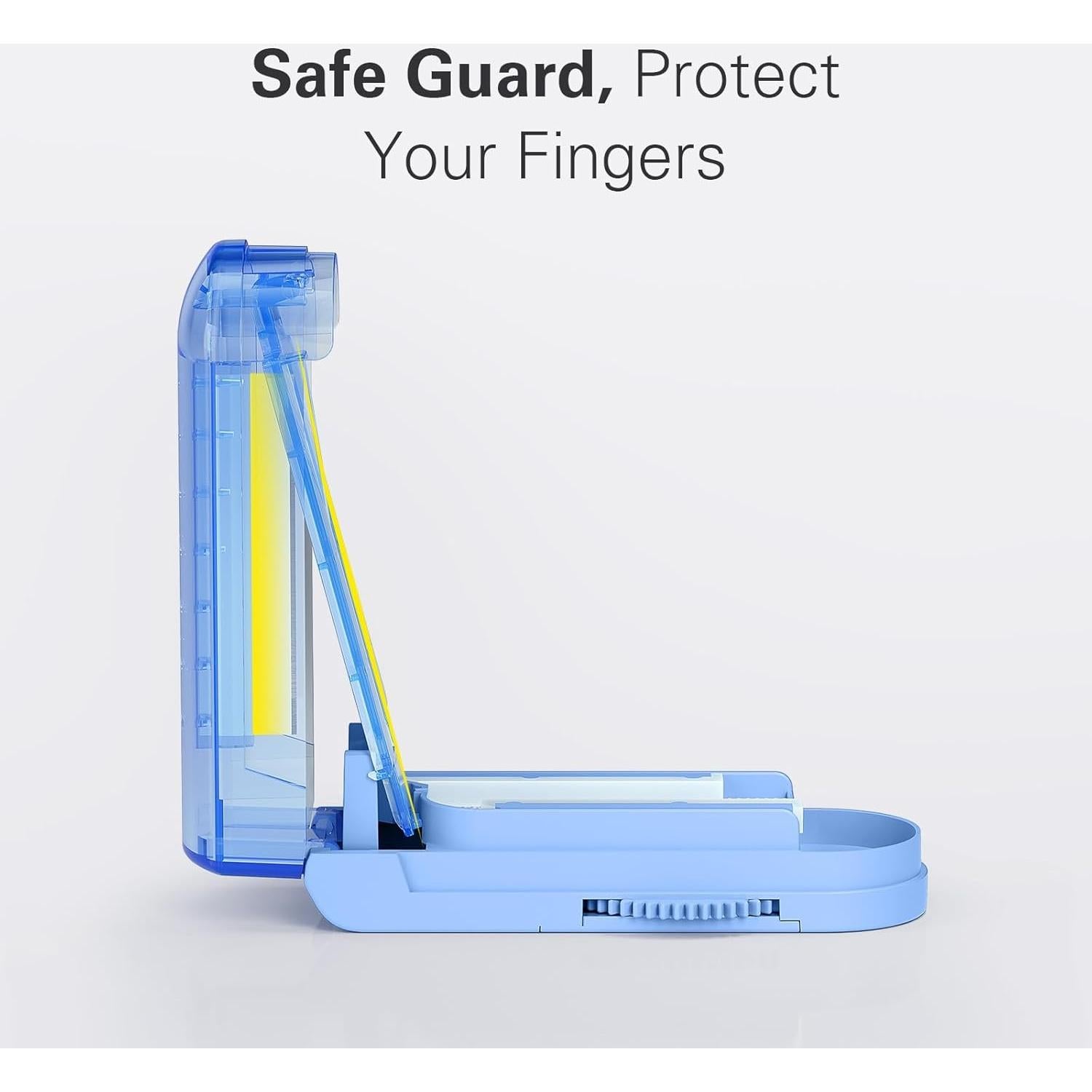 Cortador de Pastillas BUG HULL Azul, Divisor Ajustable 3mm a 12mm