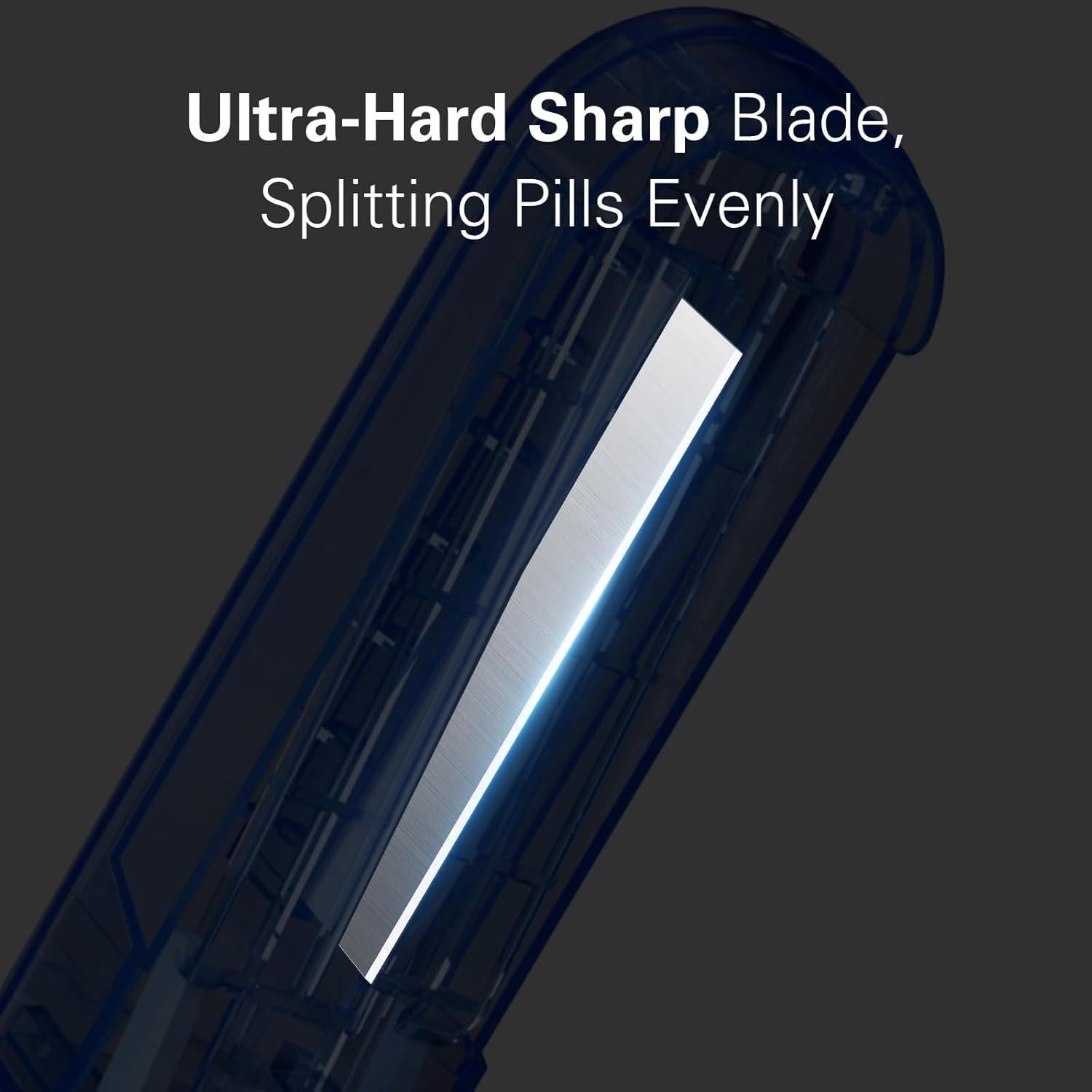 Cortador de Pastillas BUG HULL Azul, Divisor Ajustable 3mm a 12mm