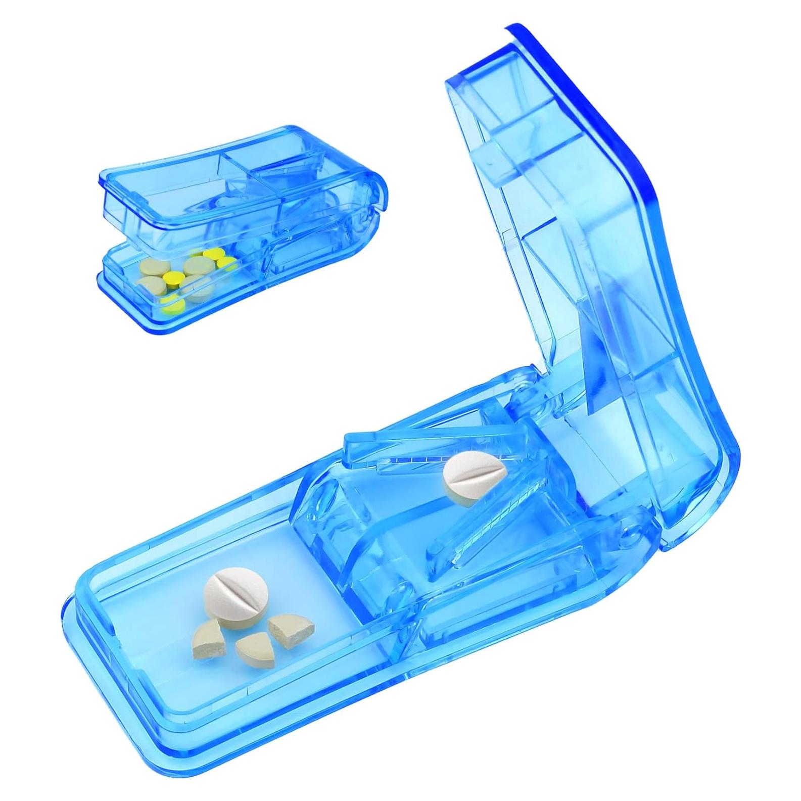 Cortador de Pastillas Divisor SZREDU Azul 2.03 CM Doble Uso