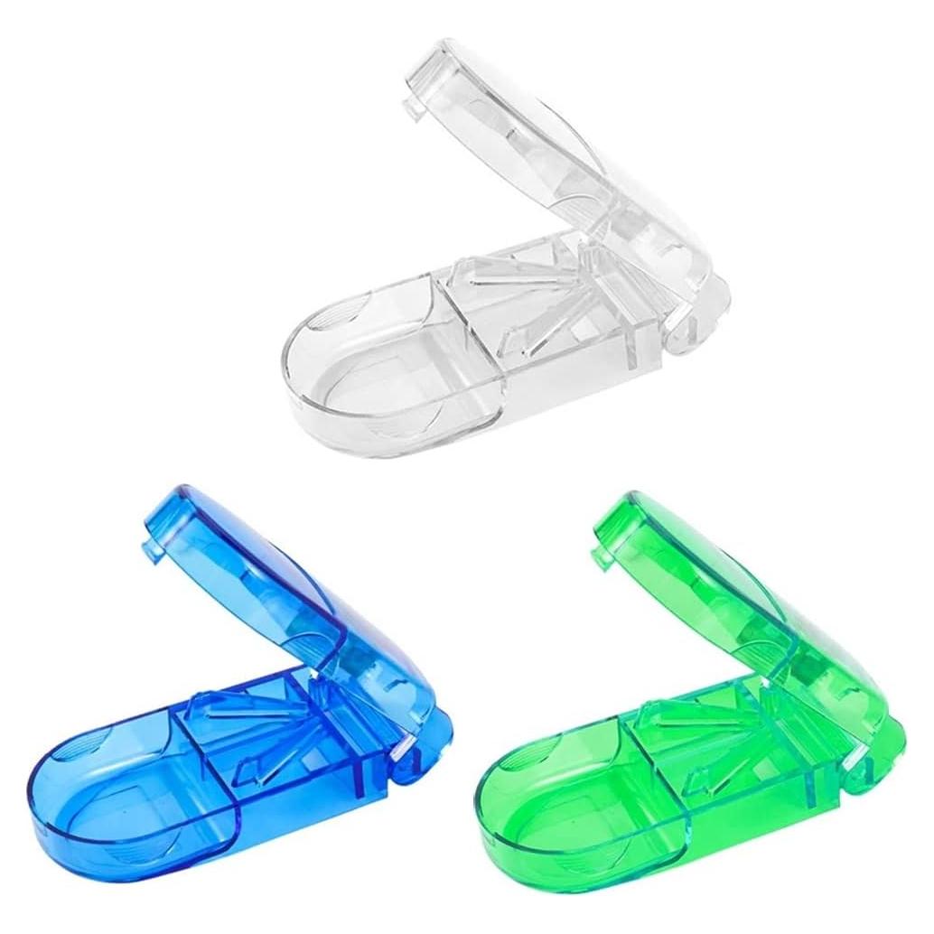 Cortador de Pastillas JIALWSJWAN 3 Piezas con Almacenamiento