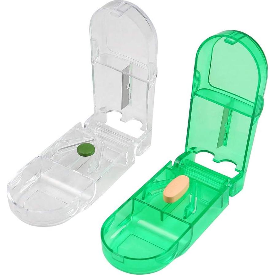 Cortador de Pastillas JIALWSJWAN 3 Piezas con Almacenamiento