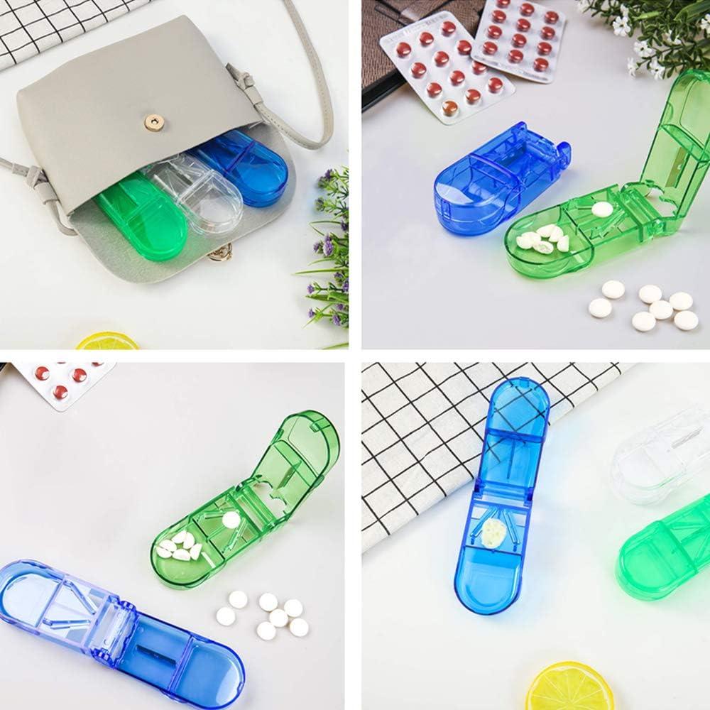 Cortador de Pastillas JIALWSJWAN 3 Piezas con Almacenamiento
