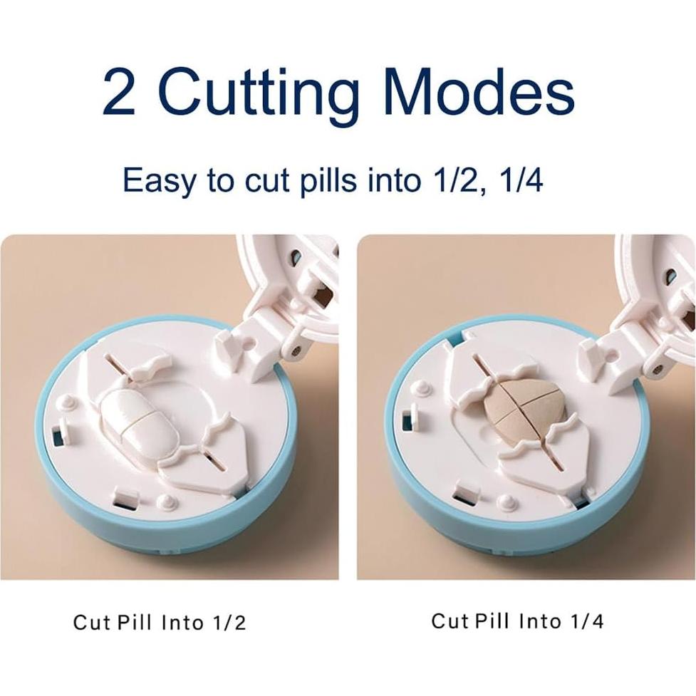 Cortador de Pastillas Renshuai 2 en 1 con Almacenamiento