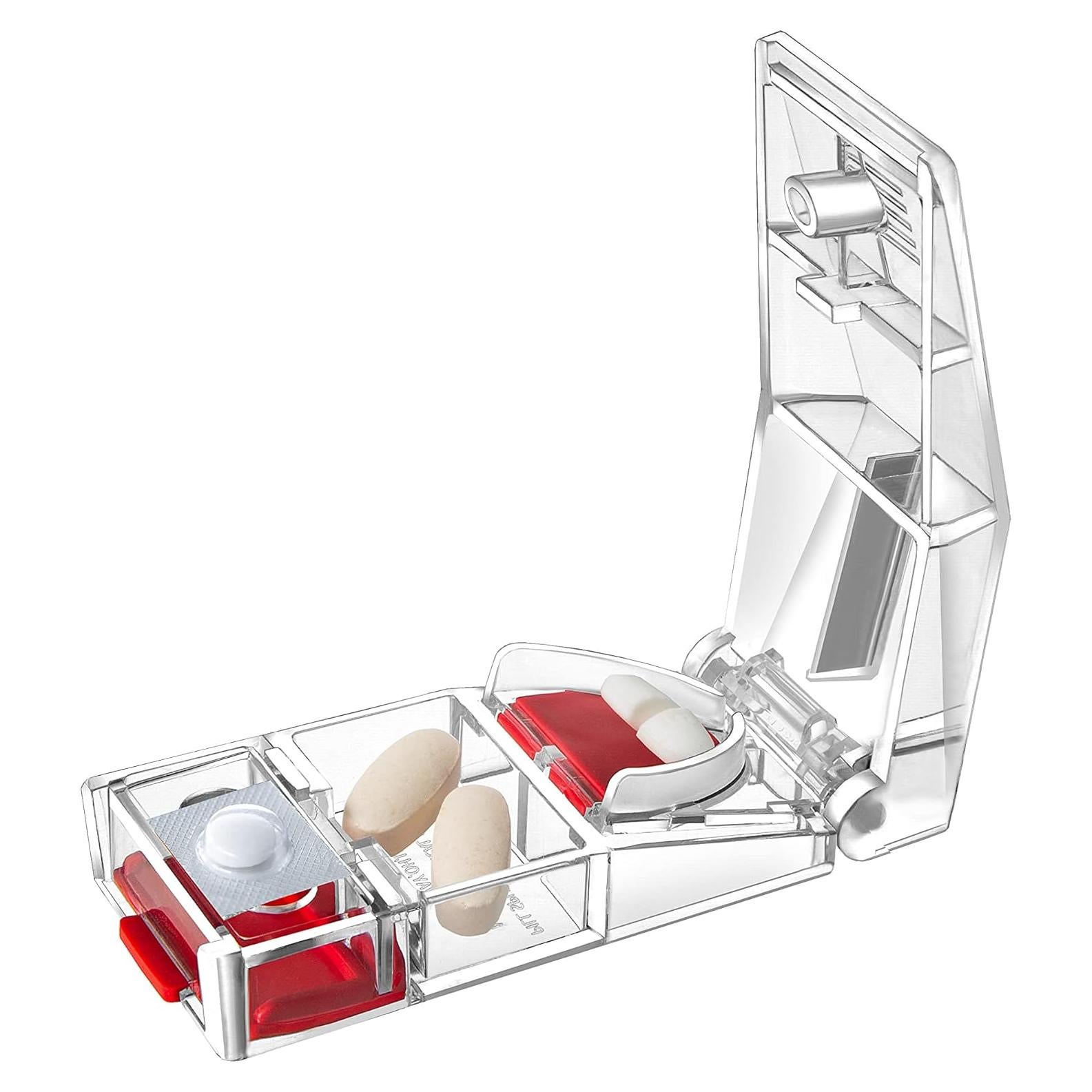 Divisor de Pastillas MAXSPLIT con Perforador - Acero Inoxidable