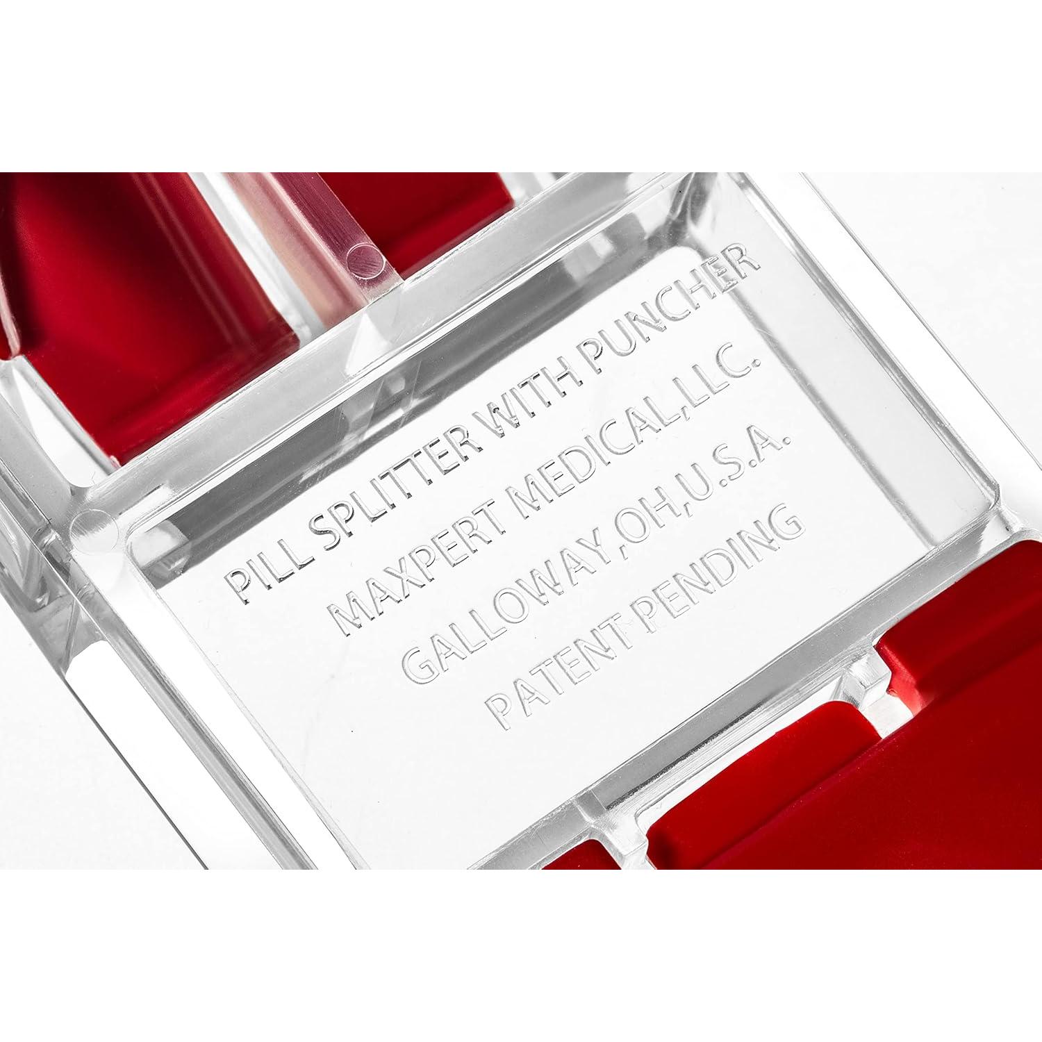 Divisor de Pastillas MAXSPLIT con Perforador - Acero Inoxidable