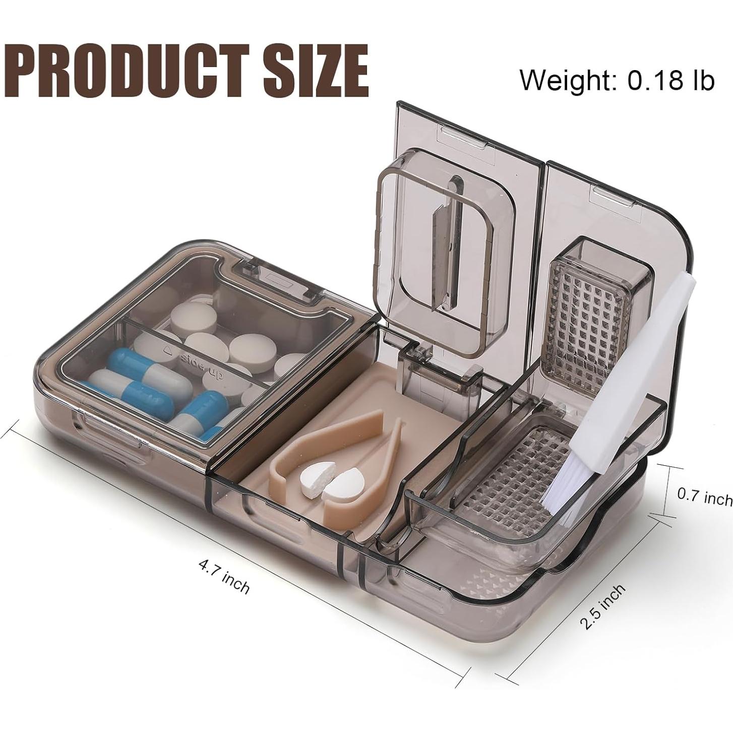 Cortador de Pastillas Multifuncional RICHCEE 3 en 1 - Acero Inoxidable