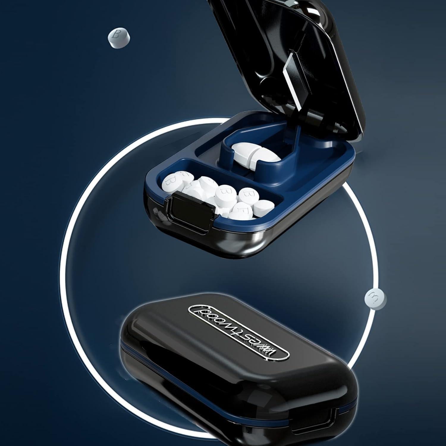 Cortador de Pastillas CFMOUR Negro - Cortador Profesional Compacto