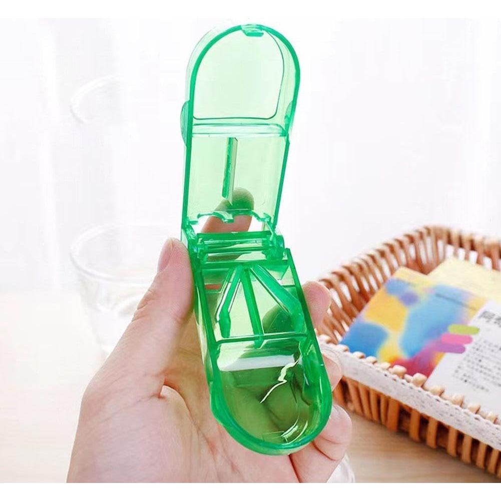 Cortador de Pastillas Sluswallow Azul con Dispensador 13cm