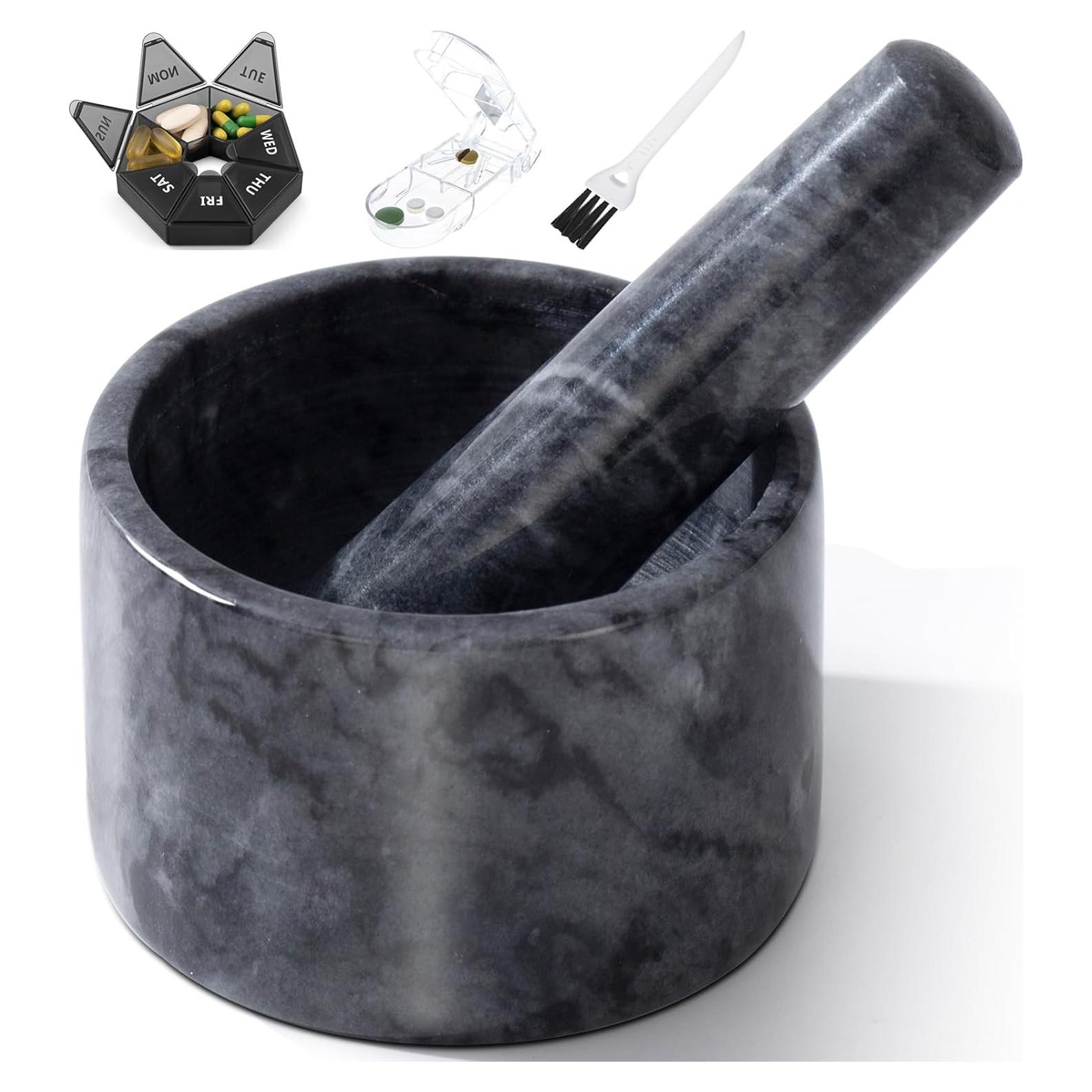 Triturador de Pastillas de Mármol FasolaHome Mini 10cm