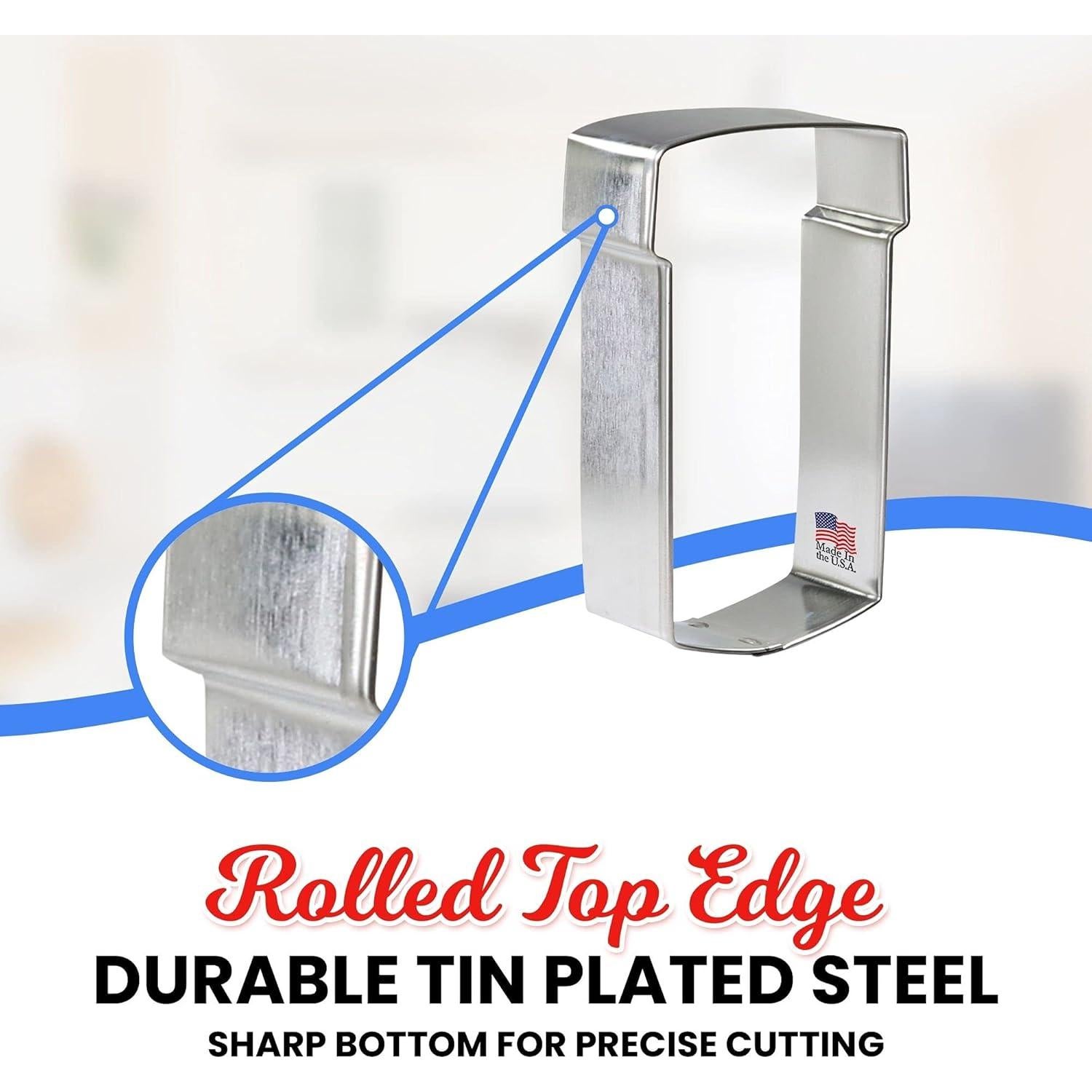 Cortador de Galletas Botella Rx Foose 9.5x6.4 cm Acero Galvanizado