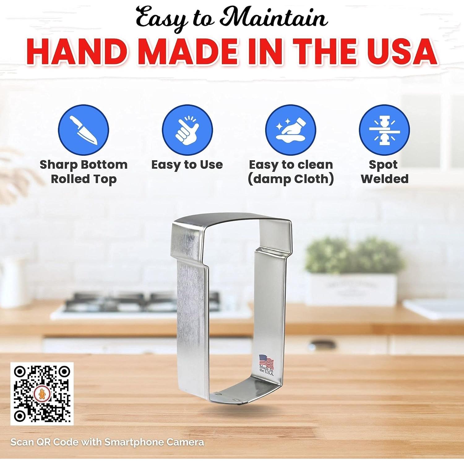 Cortador de Galletas Botella Rx Foose 9.5x6.4 cm Acero Galvanizado