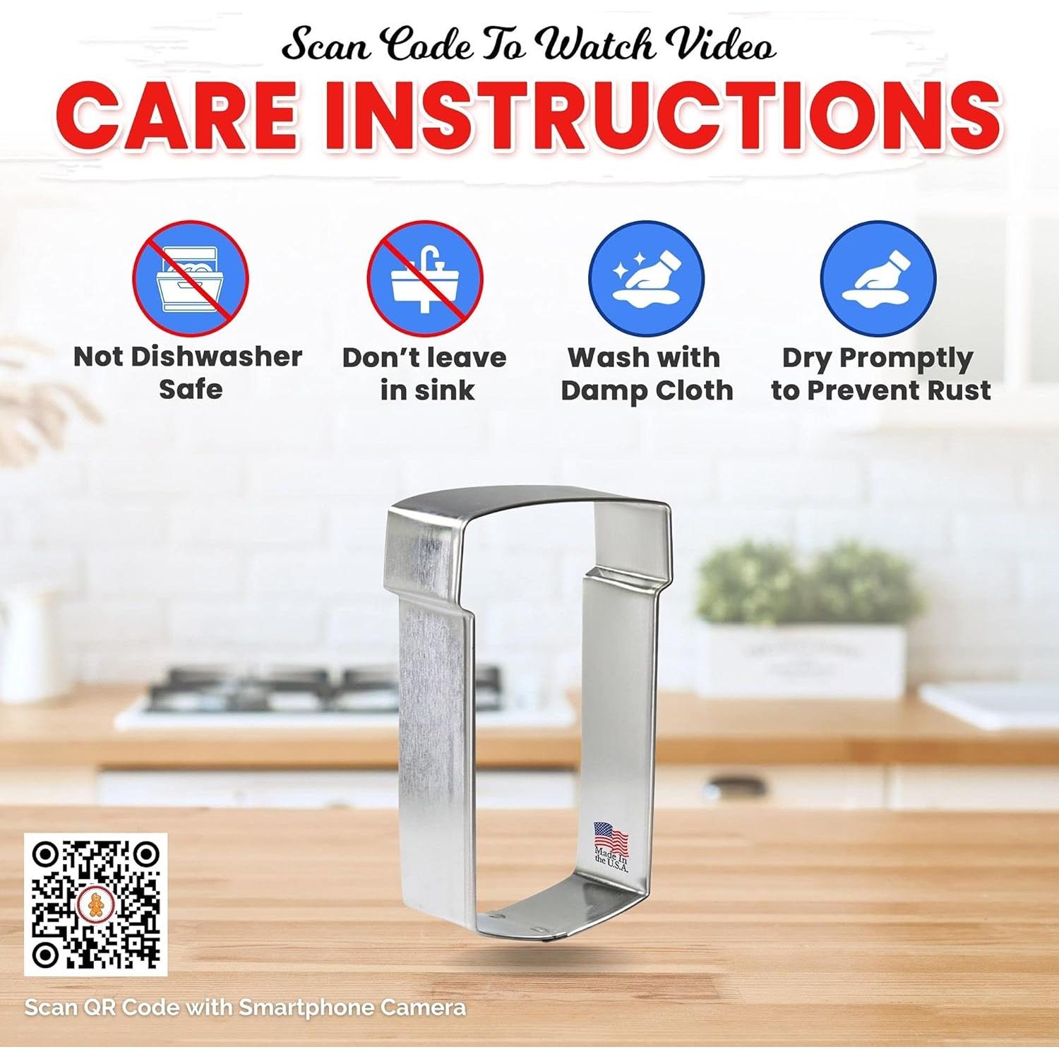 Cortador de Galletas Botella Rx Foose 9.5x6.4 cm Acero Galvanizado