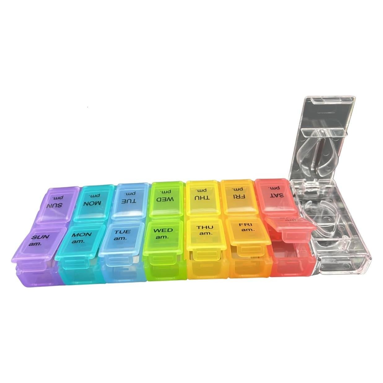 Organizador de Pastillas Semanal Sandhill Tools 14 Compartimentos