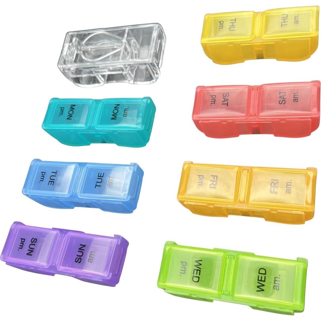 Organizador de Pastillas Semanal Sandhill Tools 14 Compartimentos