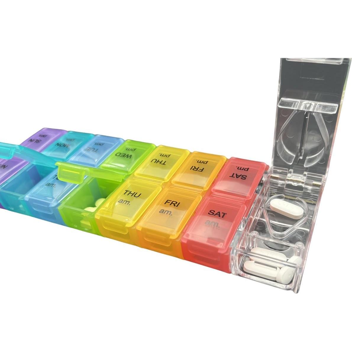 Organizador de Pastillas Semanal Sandhill Tools 14 Compartimentos