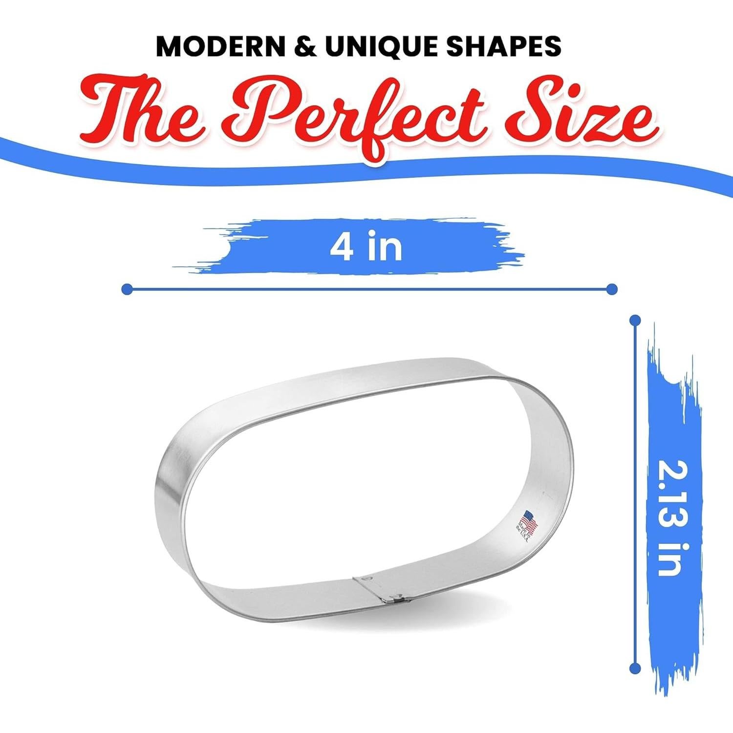 Cortador de Galletas Foose Cápsula de Píldora 10.16 cm Acero