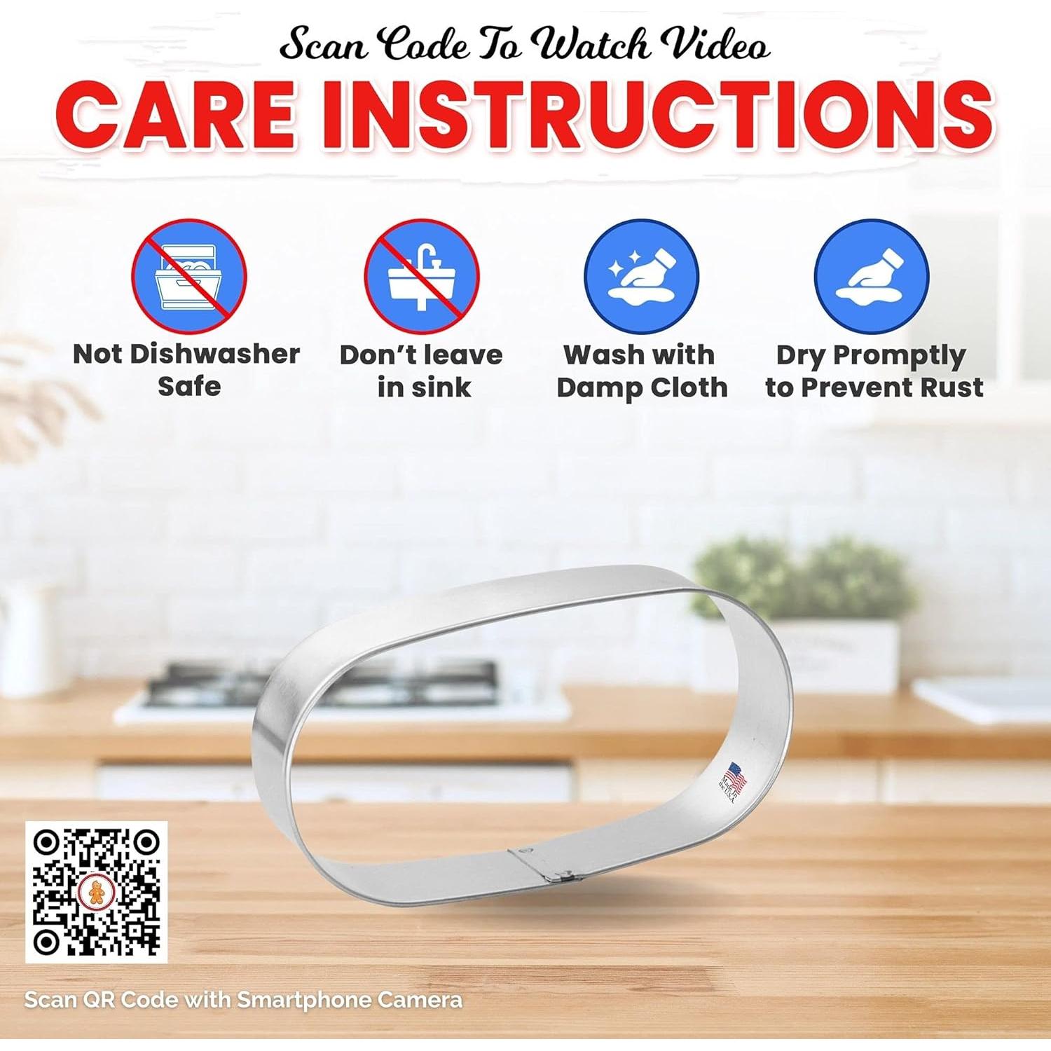 Cortador de Galletas Foose Cápsula de Píldora 10.16 cm Acero