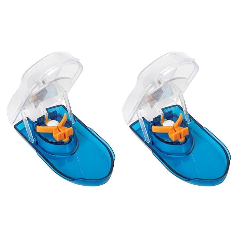 Cortador de Pastillas Ezy Dose con Escudo de Seguridad - 2 Unidades