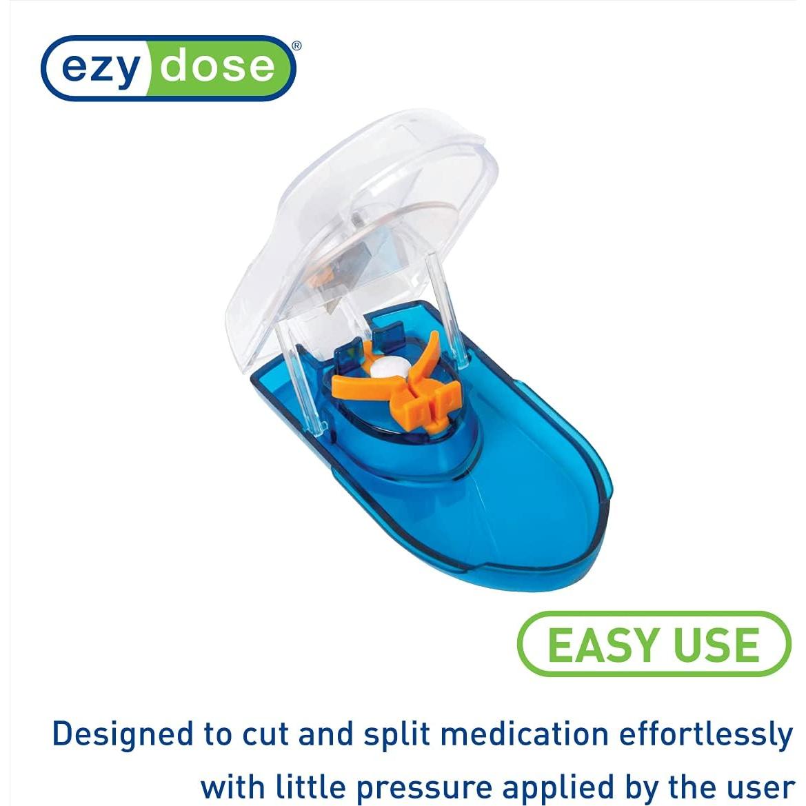 Cortador de Pastillas Ezy Dose con Escudo de Seguridad - 2 Unidades