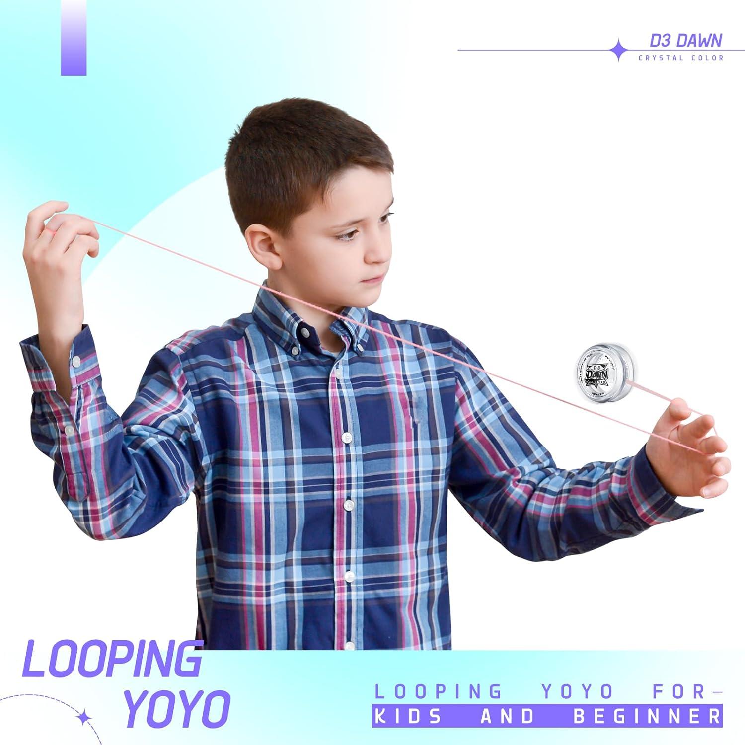 Yoyo Looping D3 Blanco para Niños Principiantes
