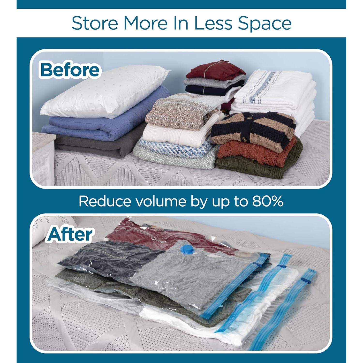 Bolsas de Almacenamiento Honey-Can-Do 12 Pack Vinilo