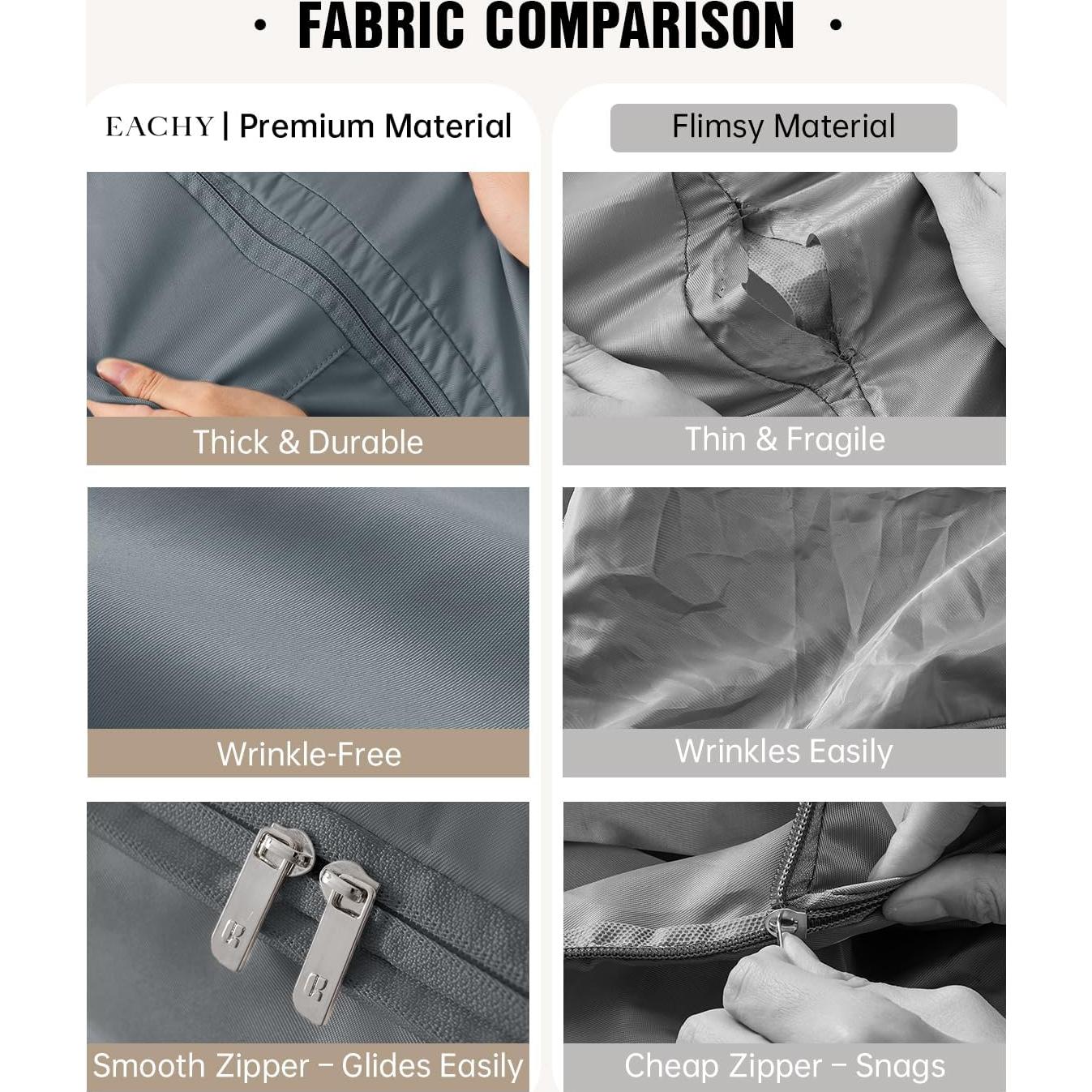 Bolsa de Almacenamiento de Edredón EACHY Pack de 3 XXL