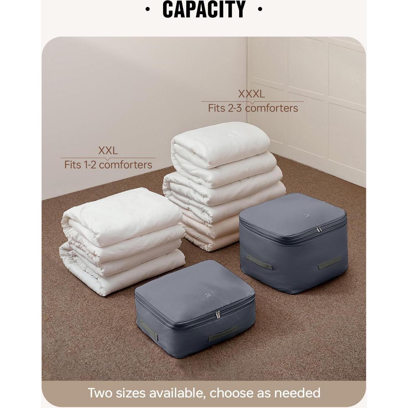 Bolsa de Almacenamiento de Edredón EACHY Pack de 3 XXL