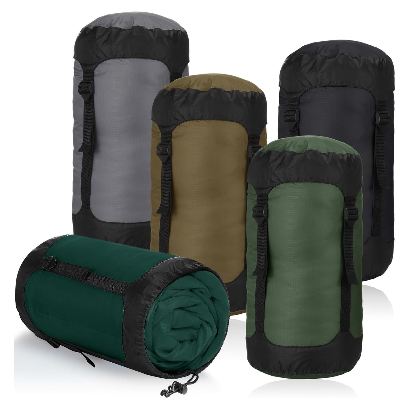 5 Sacos de Compresión GliCraft 20L Impermeables para Mochilas