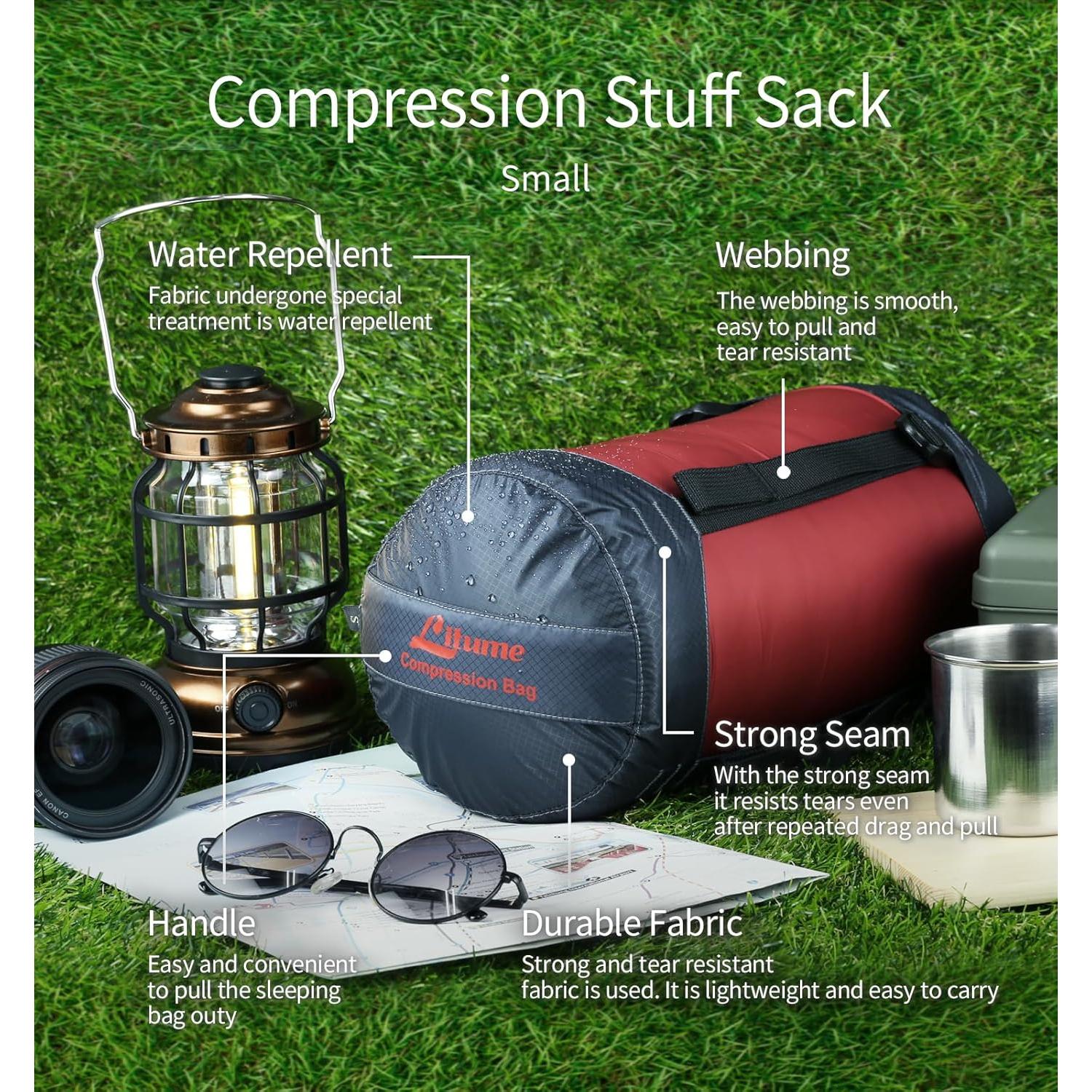 Saco de Compresión Litume E638 6L Rojo Impermeable