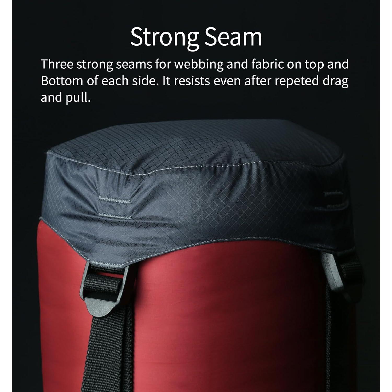 Saco de Compresión Litume E638 6L Rojo Impermeable