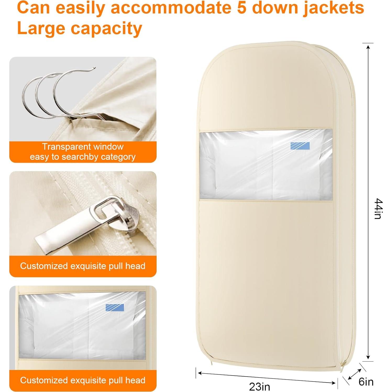 Bolsa Colgante Ahorra Espacio RXDTGYI 112x58x15 cm Beige