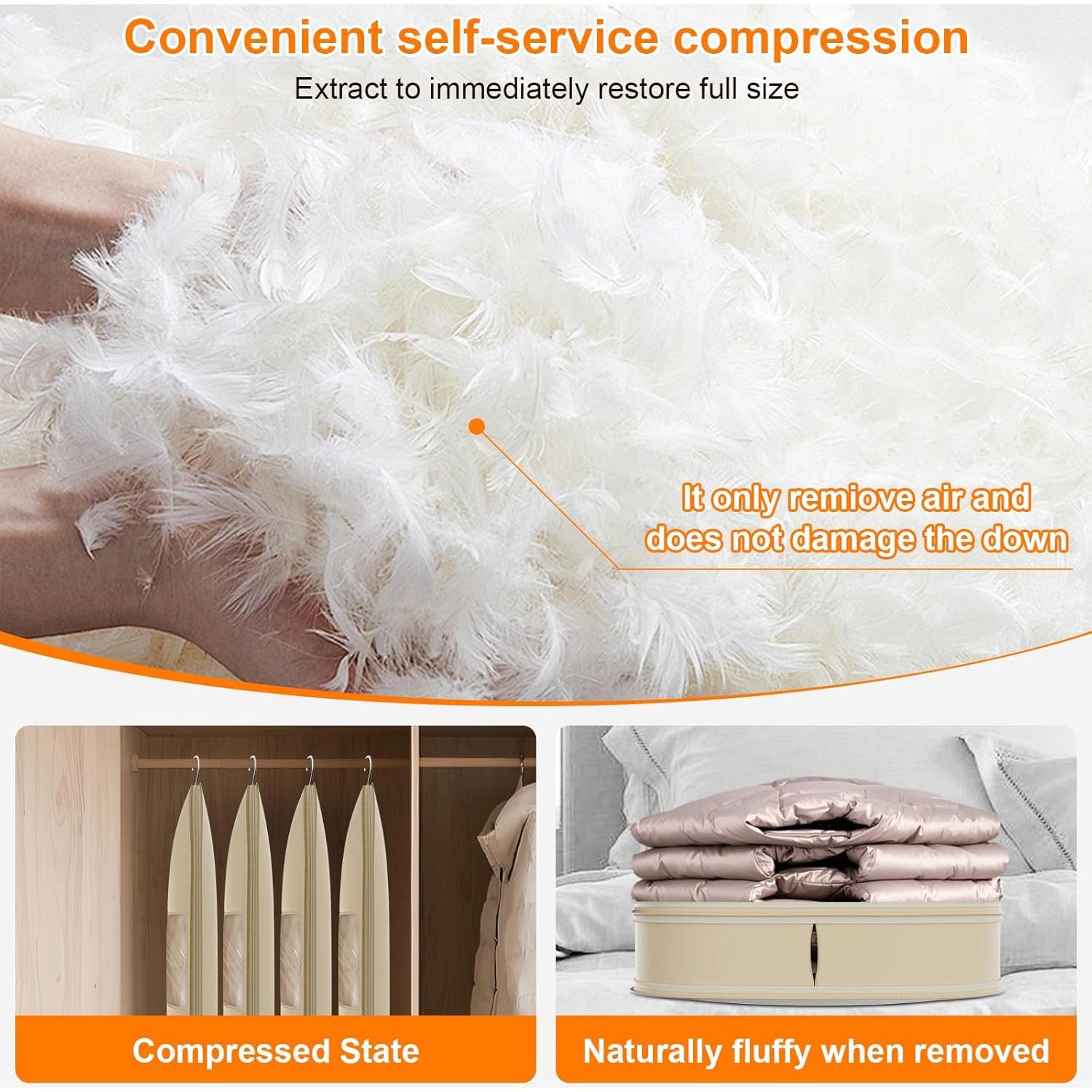 Bolsa Colgante Ahorra Espacio RXDTGYI 112x58x15 cm Beige