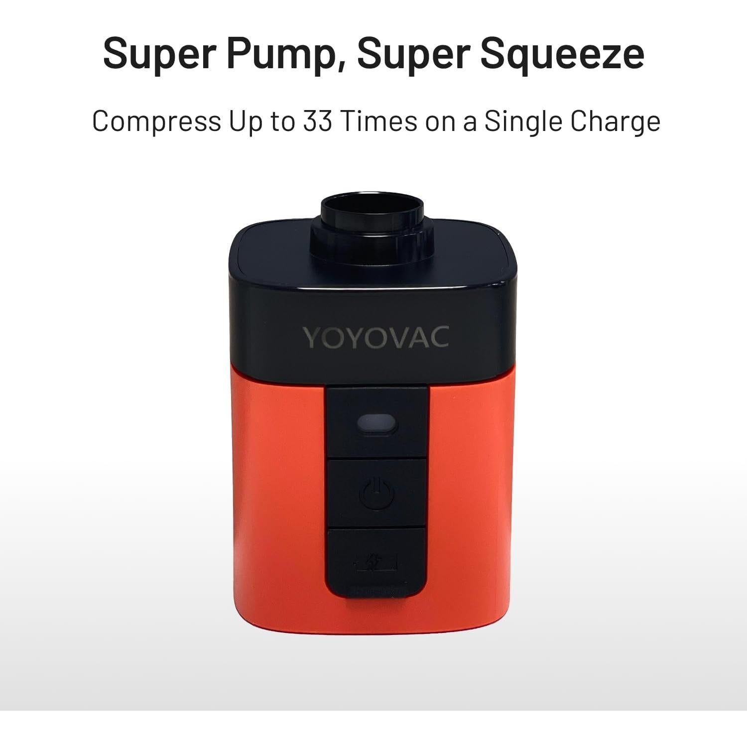 Bolsas de Compresión al Vacío YoYovac con Bomba Inalámbrica
