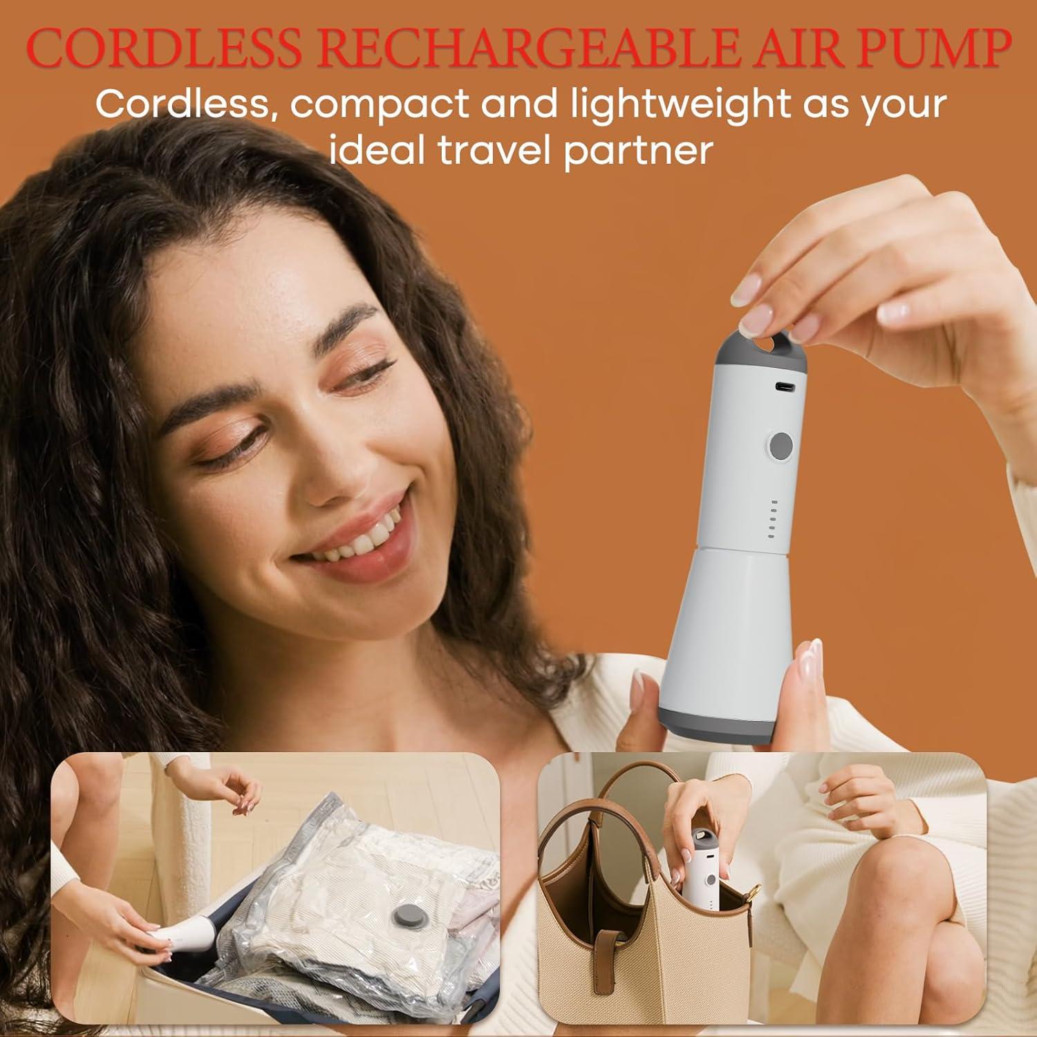 Bolsas de Almacenamiento al Vacío Vacbird - 10 Piezas con Bomba