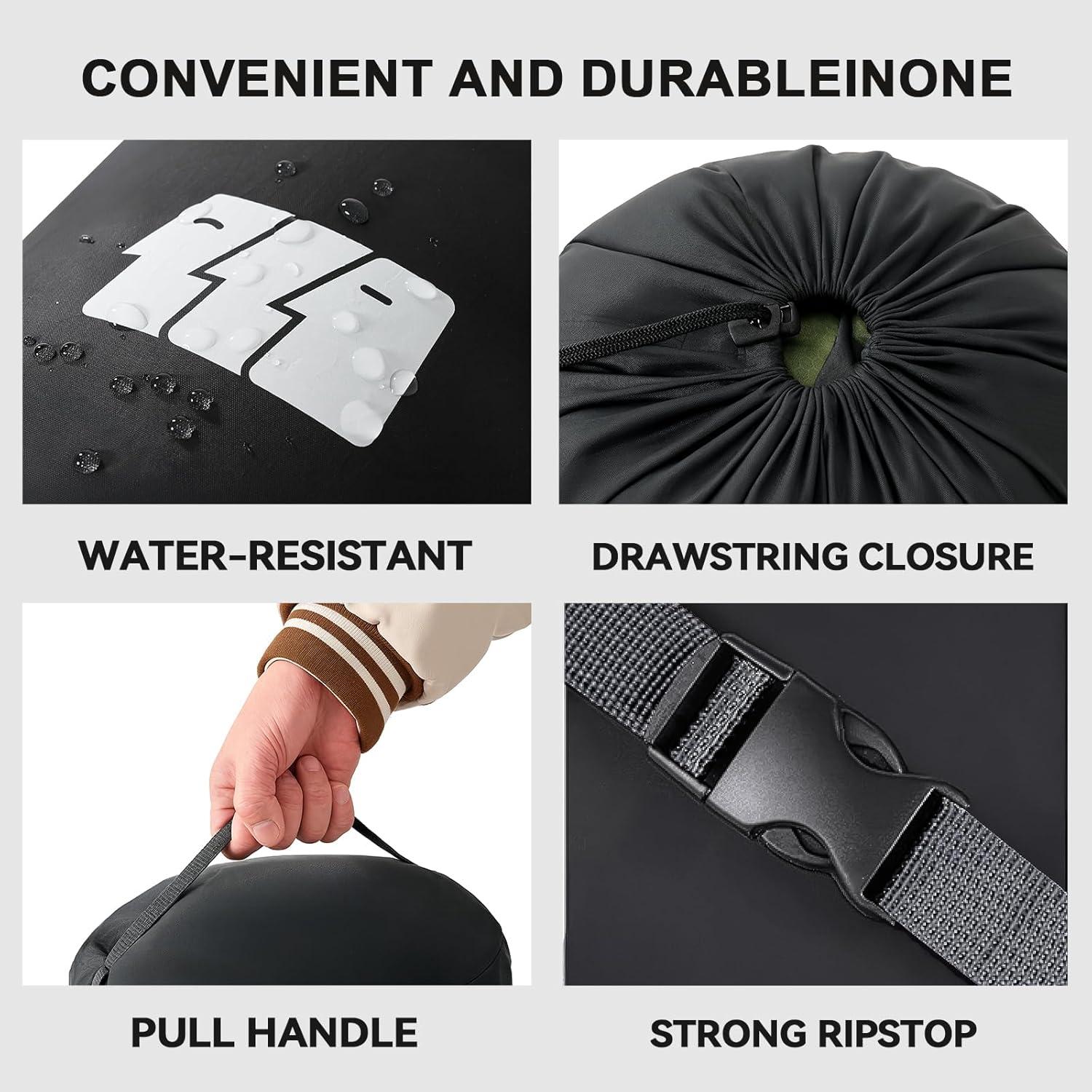 Saco de Compresión TANSTRIDER Negro M 20L Impermeable