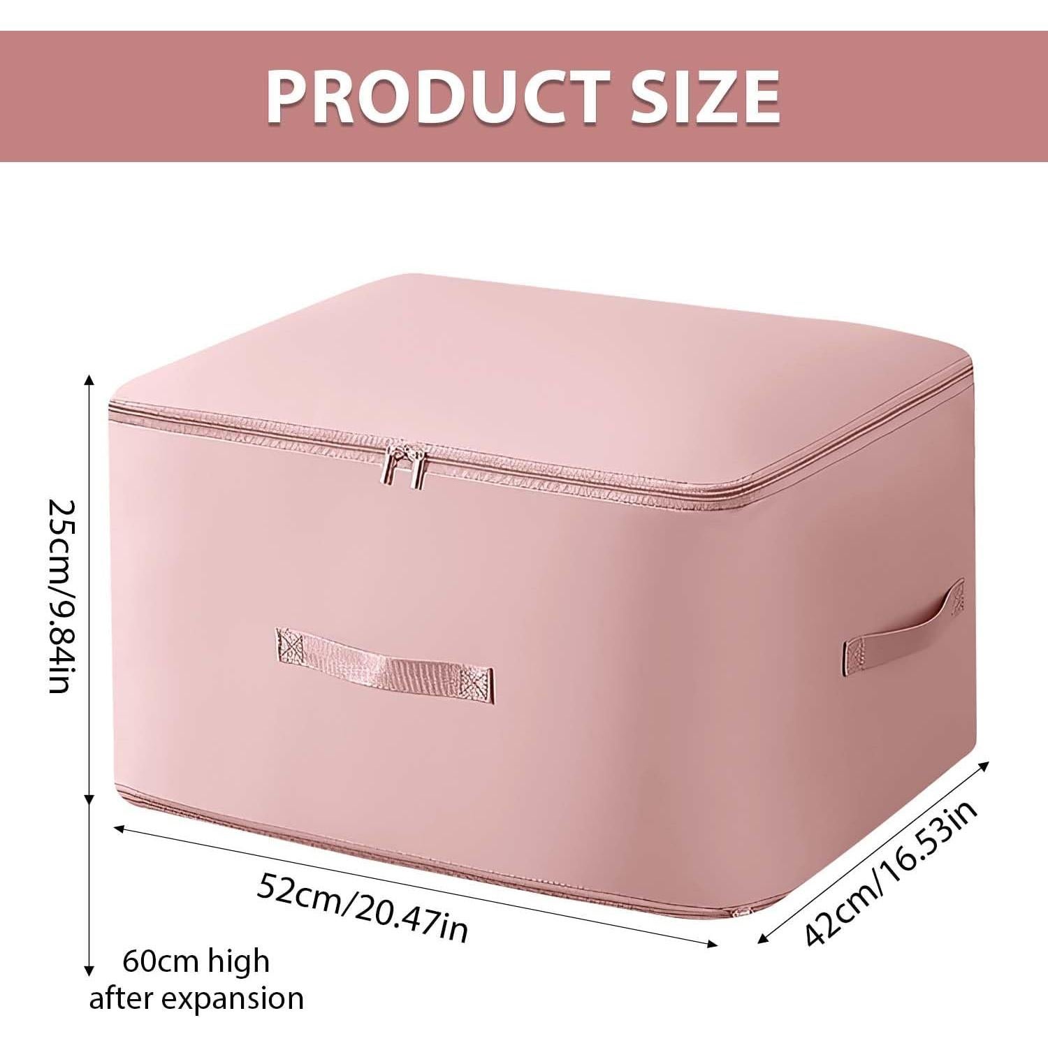 Organizador de Compresión Rednow Rosa Mediano 54x42x30cm