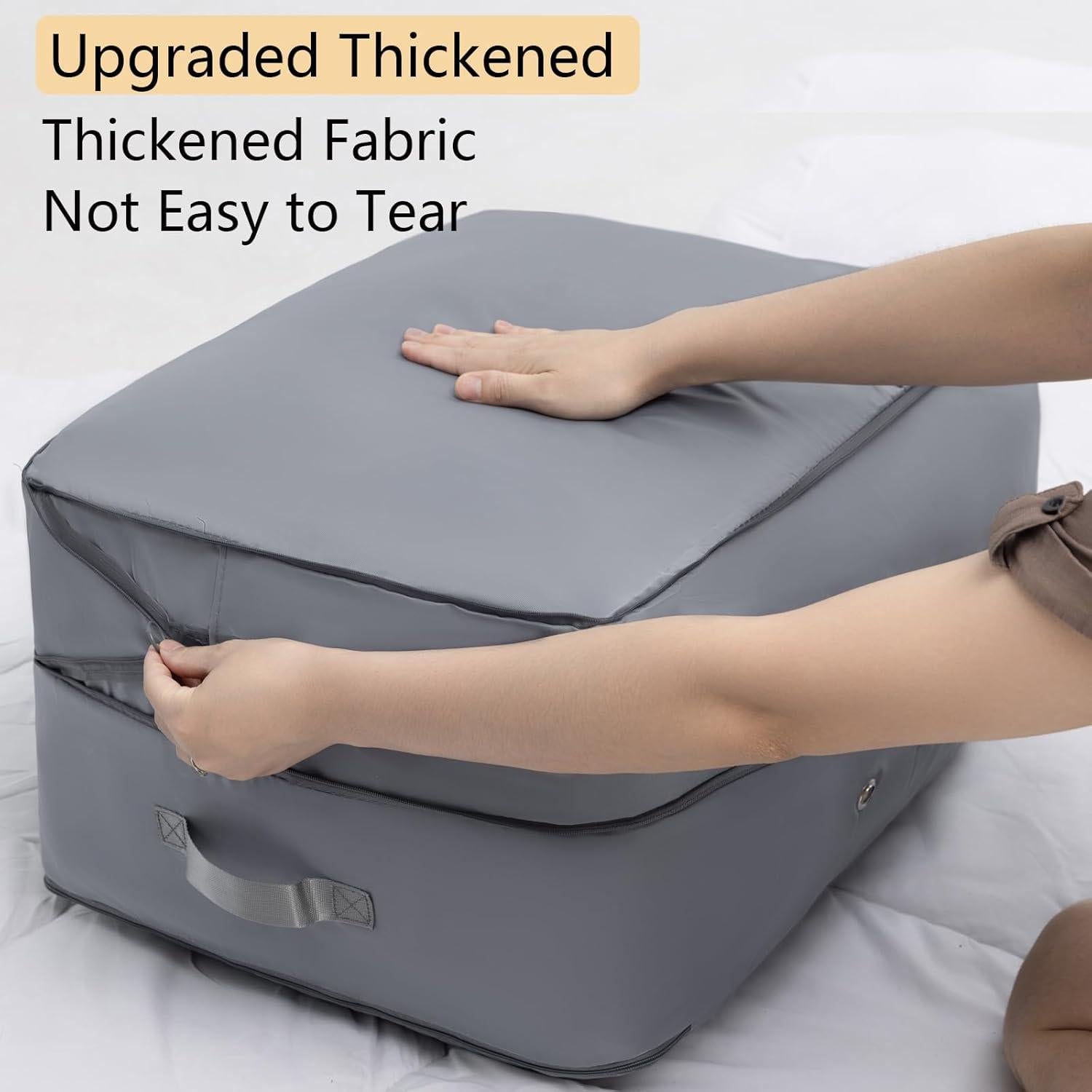 Bolsas de Compresión HAIKYPO 2 Paquetes X-Grande Gris