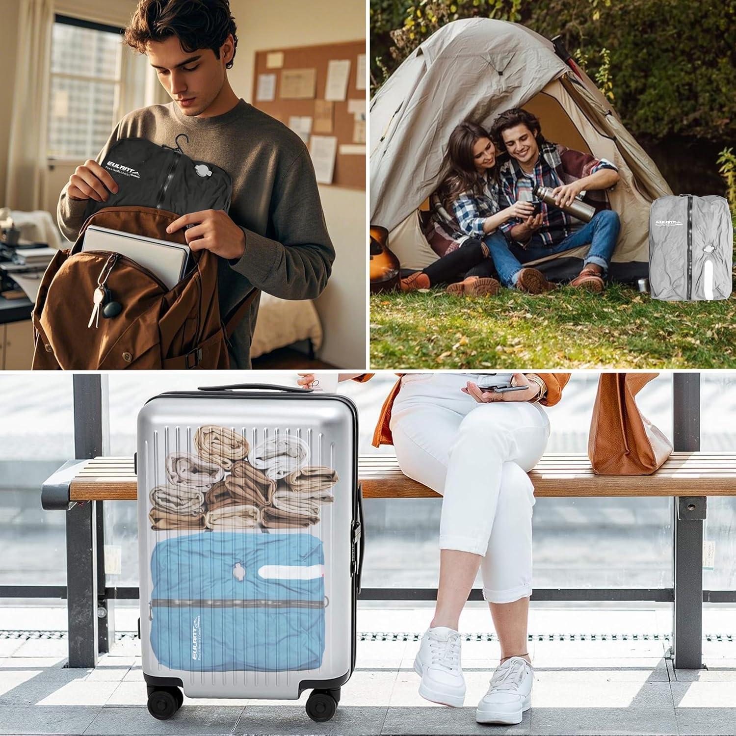 Paquete de 2 Bolsas de Vacío Reutilizables EULANT 44x32.5cm