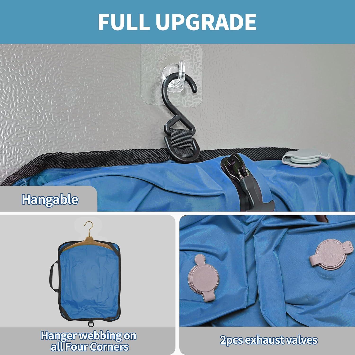 Paquete de 2 Bolsas de Vacío Reutilizables EULANT 44x32.5cm