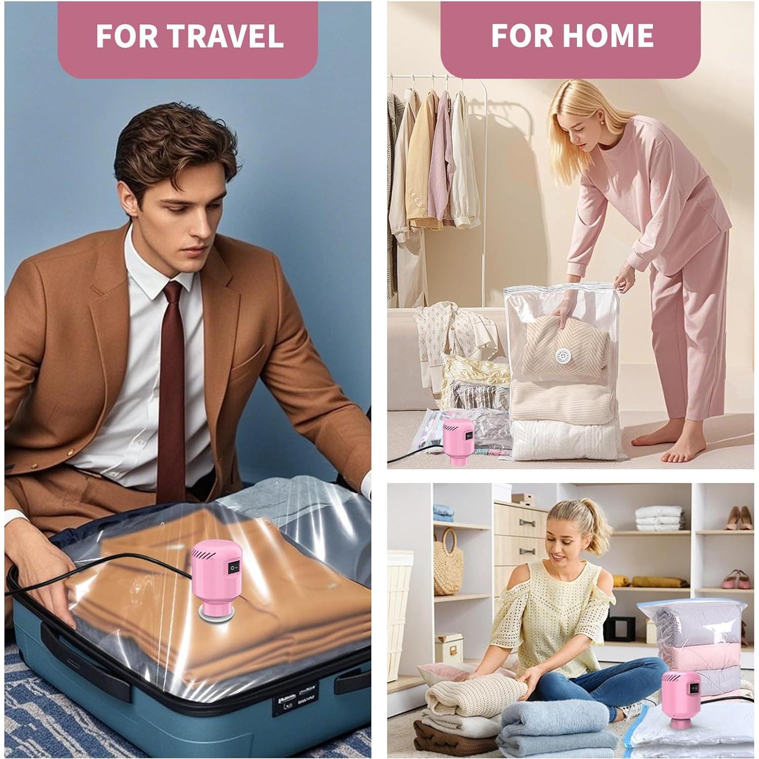 Bolsas de Sellado al Vacío AMZBOSS 16 Piezas para Ropa