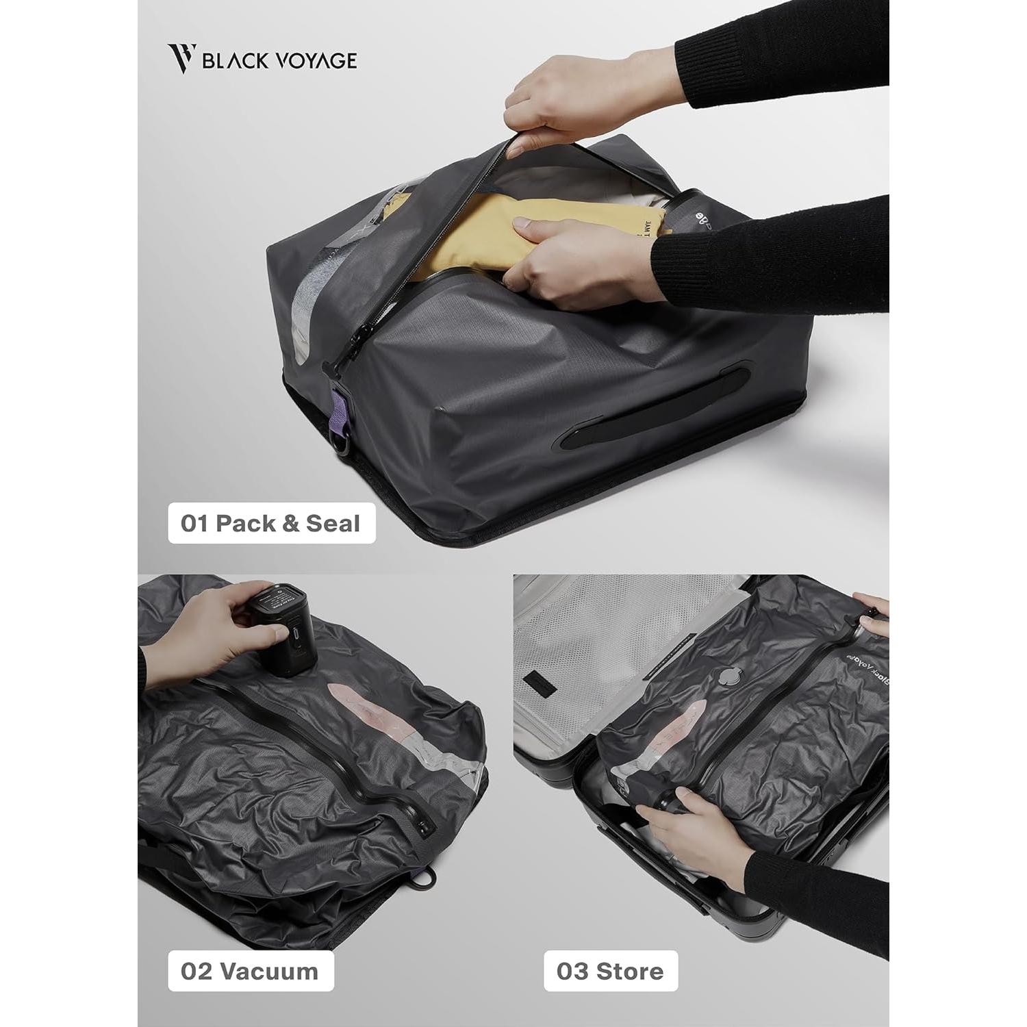 Bolsa de Compresión de Vacío BlackVoyage 18L Impermeable 2-Pack