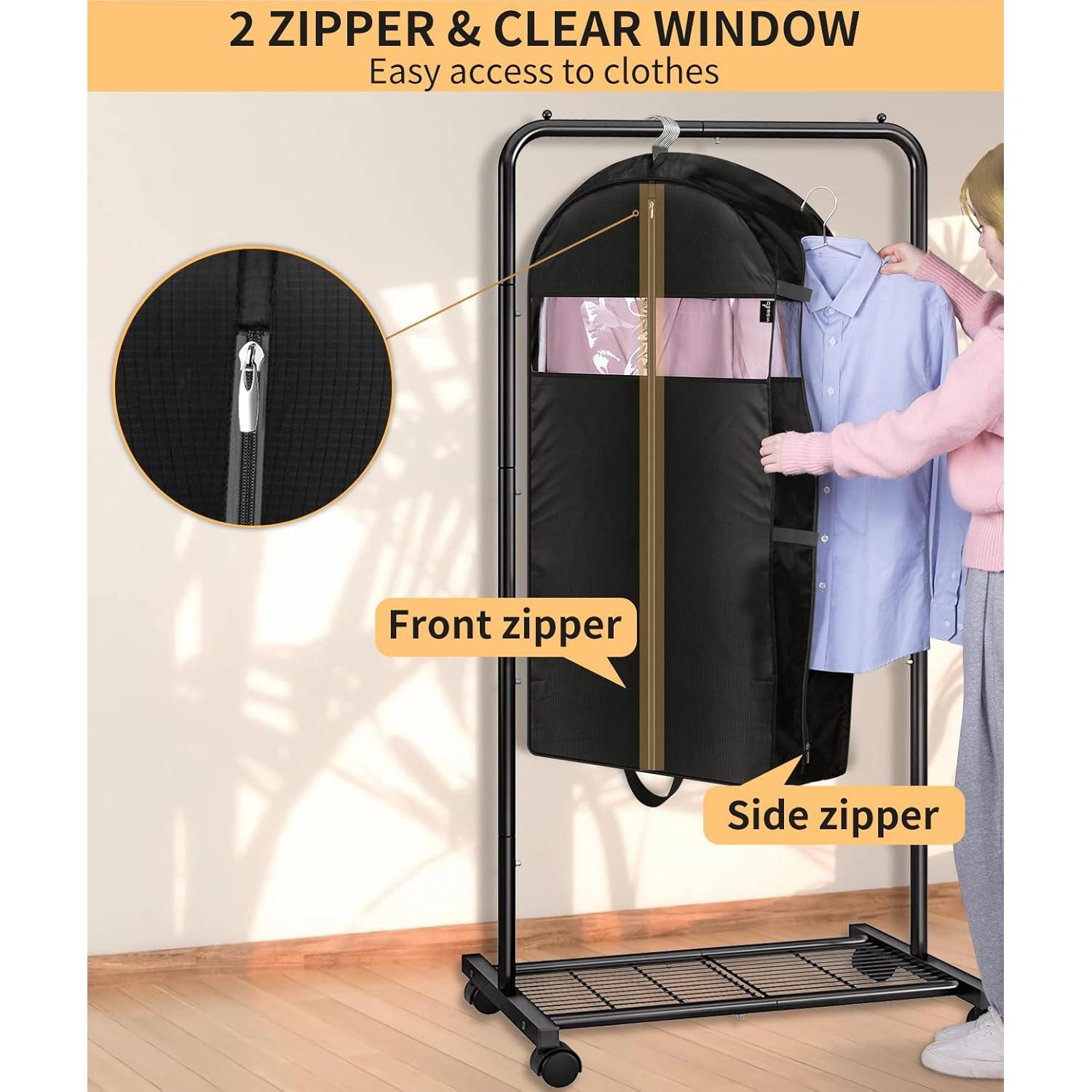 Bolsas de Ropa MISSLO 43" con Abertura 10" - 3 Paquetes