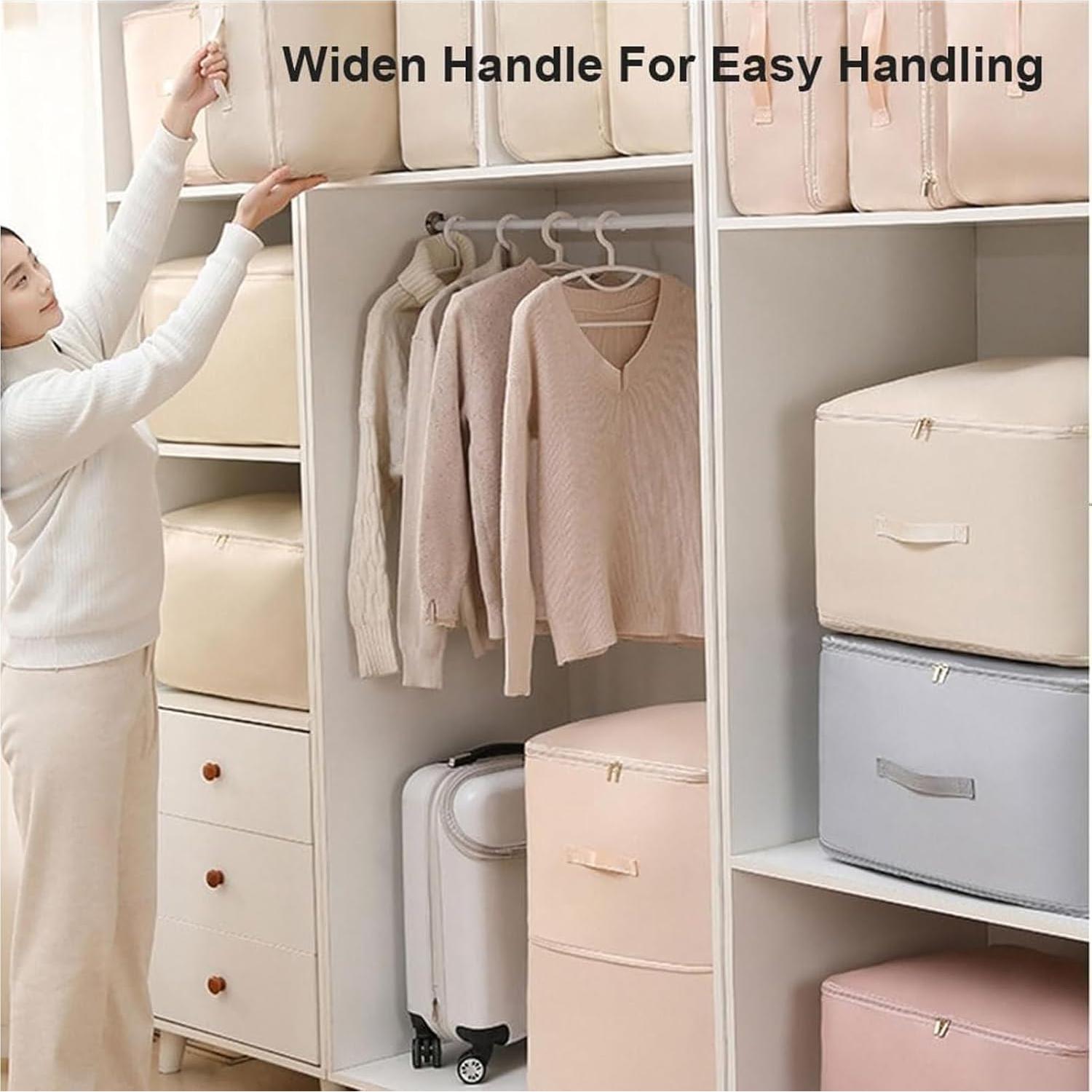 Bolsas de Almacenamiento de Compresión Rkssws 2PCS Rosa Grande