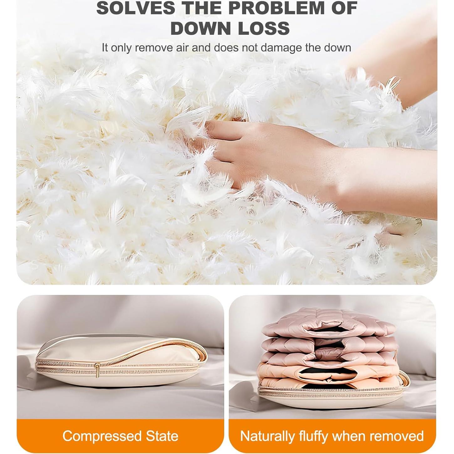 Bolsa Colgante de Compresión Automática Enterlent Rosa Grande