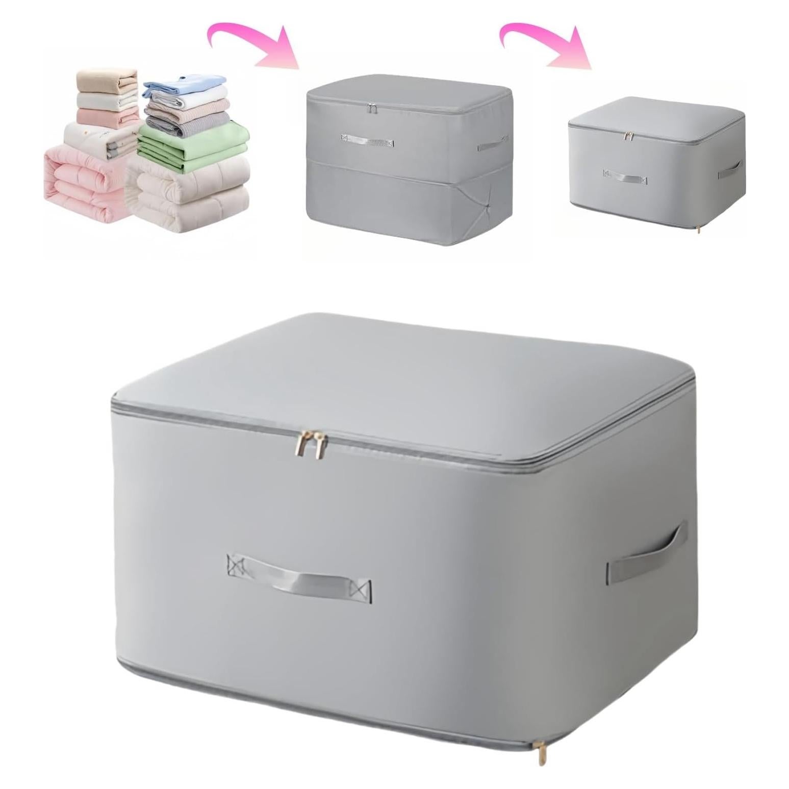 Organizador de Compresión VMQIPNS X-Grande Gris Claro