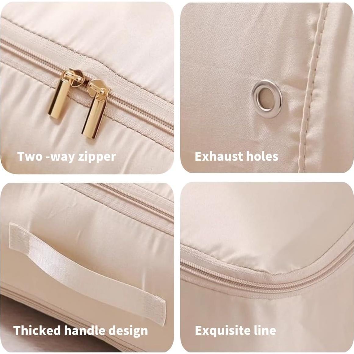 Organizador de Compresión VMQIPNS X-Grande Gris Claro