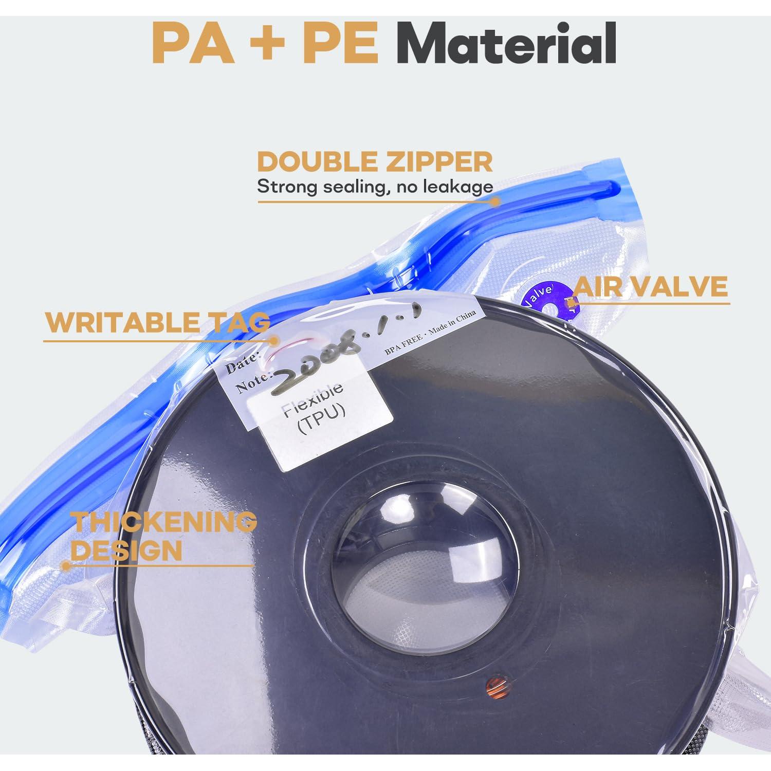 Bolsas de Almacenamiento al Vacío Vacbird 30 Pcs con Bomba USB