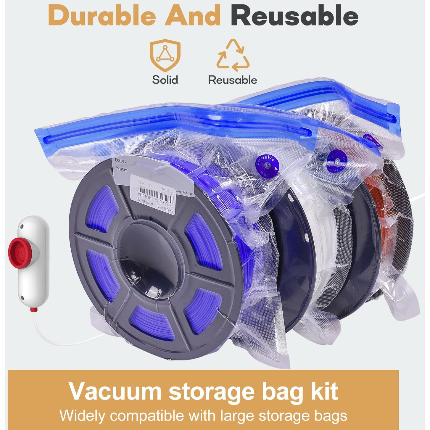 Bolsas de Almacenamiento al Vacío Vacbird 30 Pcs con Bomba USB