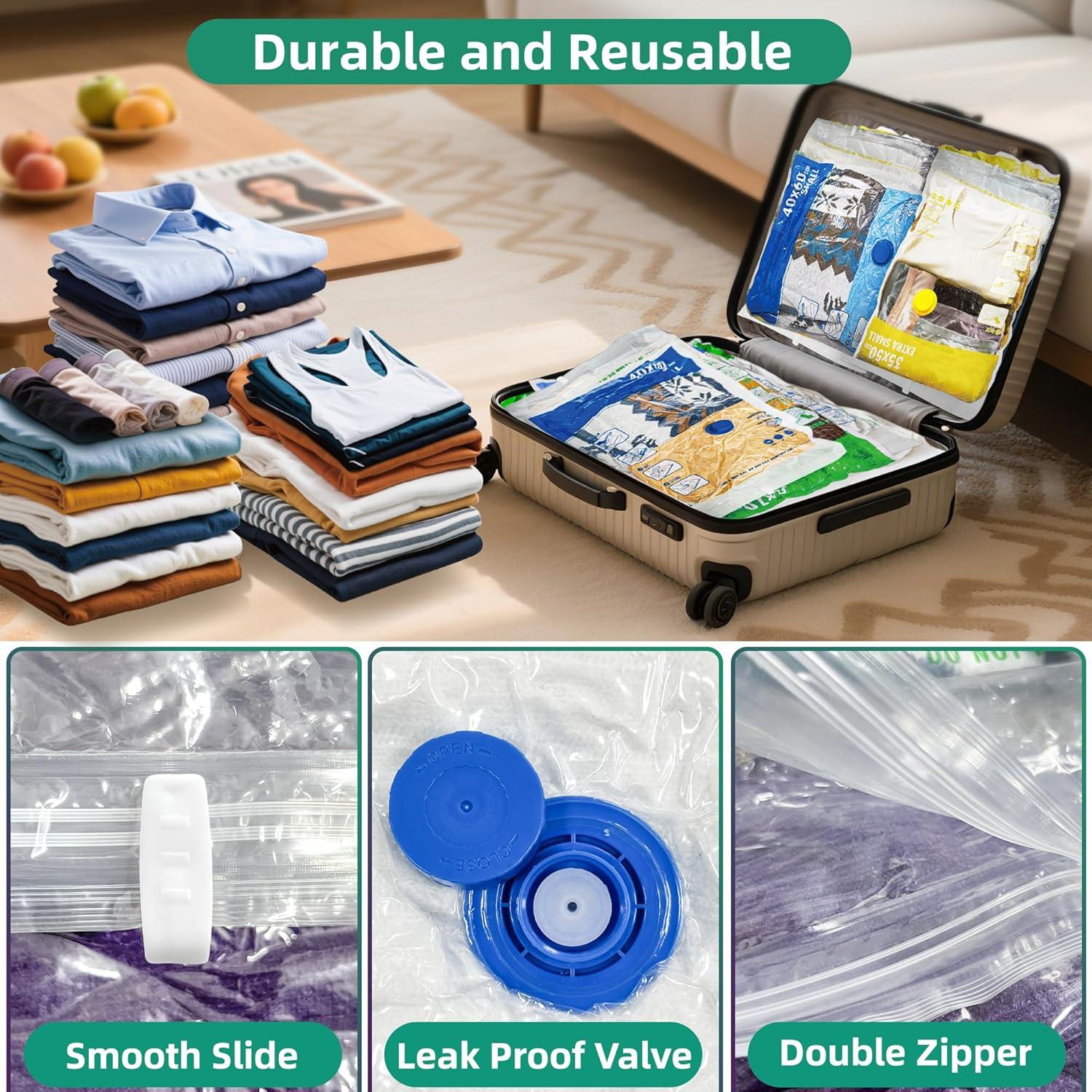 Bolsas de Almacenamiento al Vacío Storage Master 12 Piezas